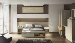 Camera da letto Composizione 59 San martino mobili in legno a prezzo Outlet