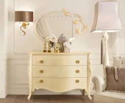 Camera da letto Composizione 02 Artigianale in legno a prezzo ribassato