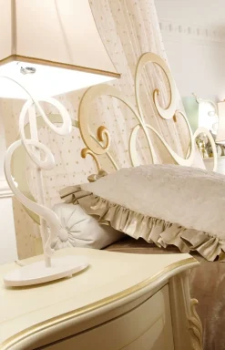 Camera da letto Composizione 02 Artigianale in legno a prezzo ribassato