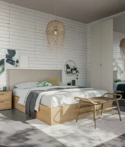 Camera da letto Composizione aria 319 Santalucia in laminato a prezzo Outlet