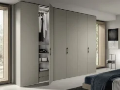 Camera da letto Composizione b017 Villanova in laccato opaco in Offerta Outlet