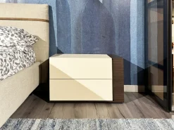 Camera da letto Dolomite Santalucia in laccato opaco in Offerta Outlet