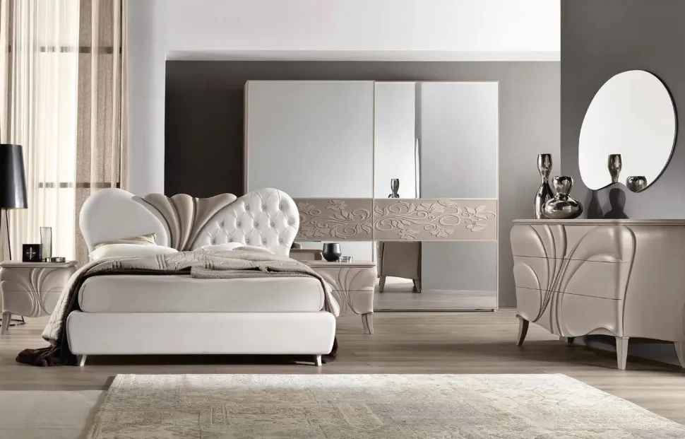 Camera da letto Fiocco grey Eurodesign a prezzo ribassato