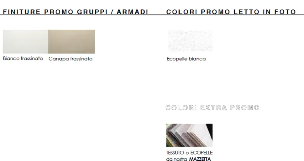 Camera da letto Gdo 514 Artigianale a un prezzo conveniente