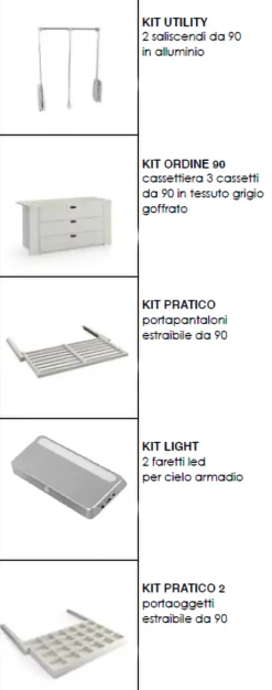 Camera da letto Gdo 439 Artigianale in laminato a prezzo ribassato