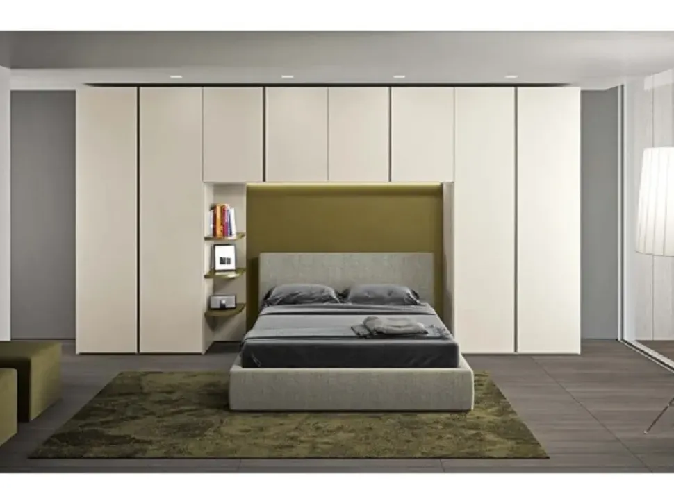 Camera da letto Ghost Clever in laminato, sconto imperdibile!