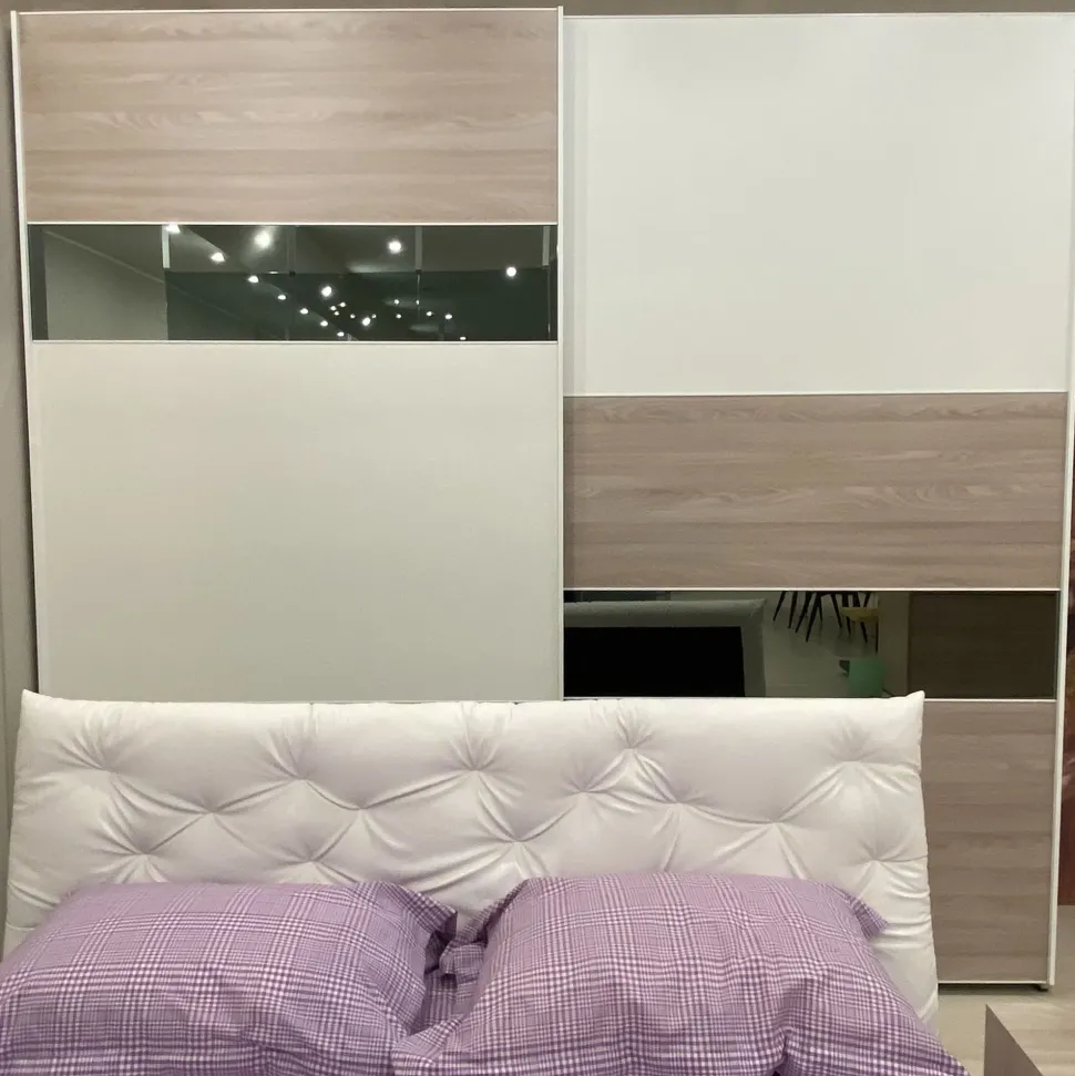 Camera da letto Giessegi Blu moon a prezzo scontato in laminato