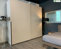 Camera da letto Ginger Maronese acf in laminato a prezzo Outlet