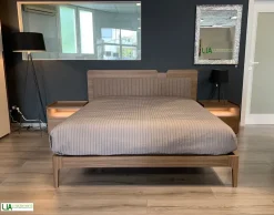 Camera da letto Ginger Maronese acf in laminato a prezzo Outlet