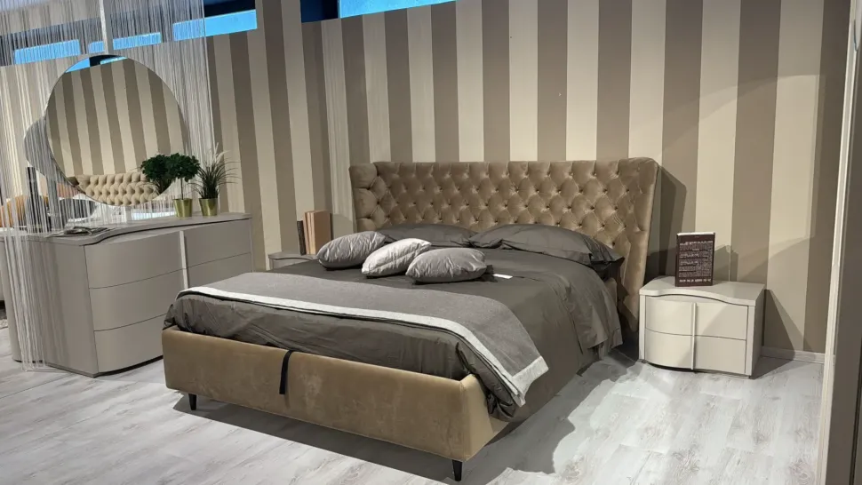 Camera da letto Glass Artigianale in laminato a prezzo Outlet