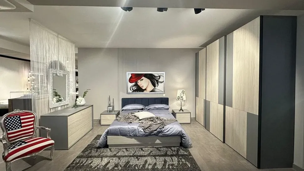 Camera da letto Global La casa moderna in laminato a prezzo scontato