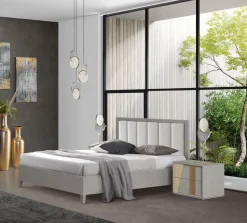 Camera da letto Gruppo  comò comodini caterina  Mobilificio bellutti in legno a prezzo scontato