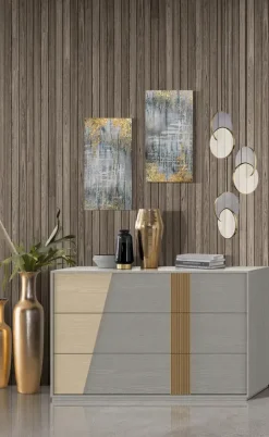 Camera da letto Gruppo comò comodini caterina Mobilificio bellutti in legno a prezzo scontato