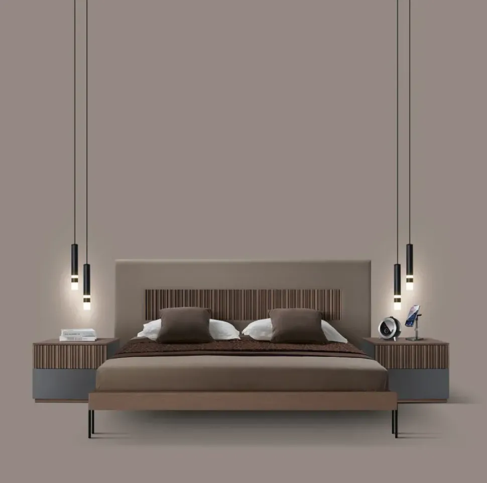 Camera da letto Gruppo letto marica Mobilificio bellutti in legno a prezzo scontato