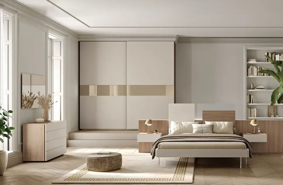 Camera da letto Gruppo silwood Vega a prezzo scontato in laminato