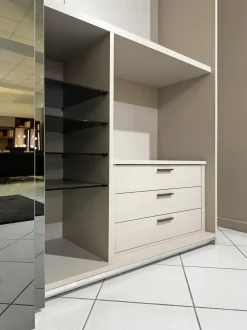 Camera da letto Hashtag Tomasella in laccato opaco a prezzo Outlet