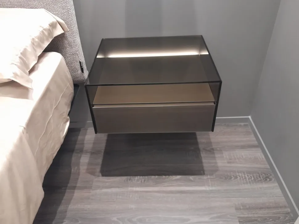 Camera da letto Hom Lago in laccato lucido in Offerta Outlet