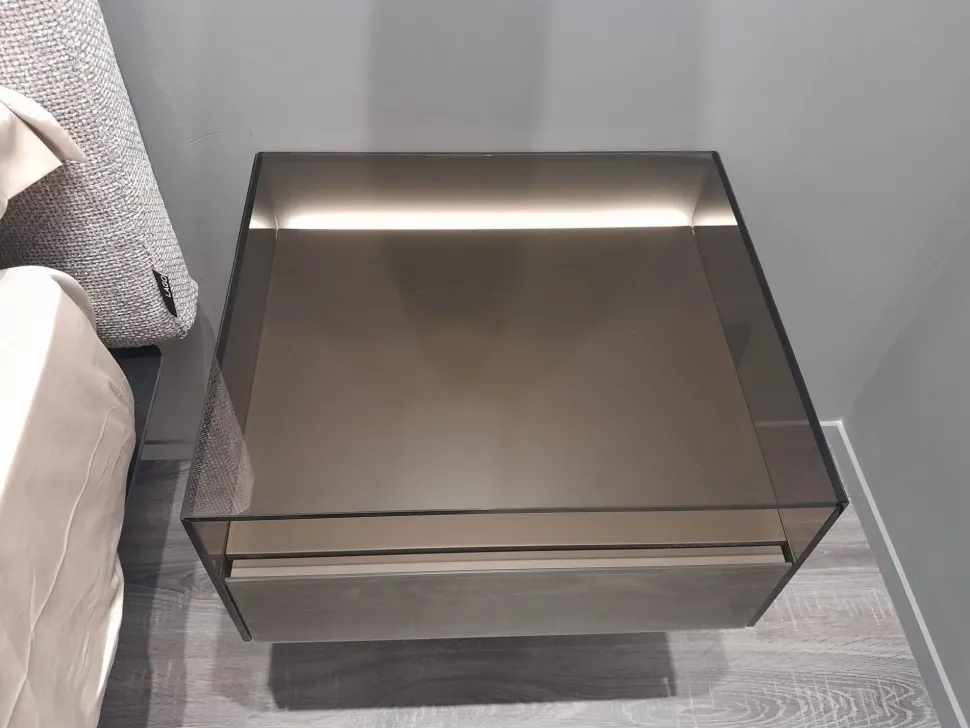 Camera da letto Hom Lago in laccato lucido in Offerta Outlet