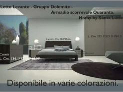 Camera da letto Homy Santalucia in laminato a prezzo scontato
