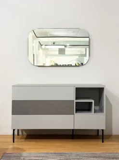 Camera da letto Homy sis 18 Santalucia in laminato in Offerta Outlet