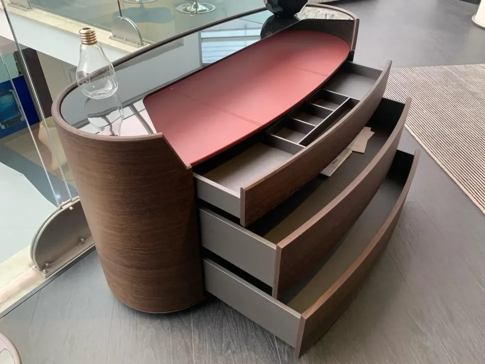 Camera da letto Kelly Poliform in laminato a prezzo Outlet