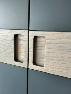 Camera da letto Kico Polaris/teca a prezzo ribassato in laccato opaco