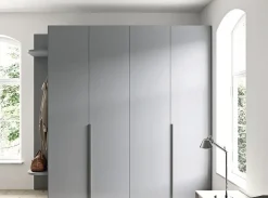 Camera da letto Letto + gruppo + armadio  Novamobili in laccato opaco a prezzo scontato