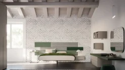 Camera da letto Letto jasmine composizione night 01 Orme a un prezzo conveniente