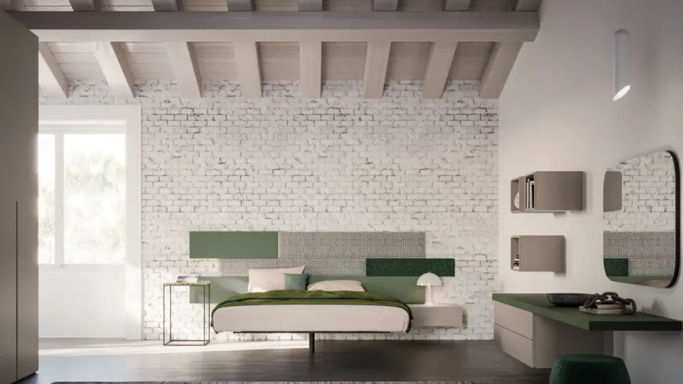 Camera da letto Letto jasmine composizione night 01 Orme a un prezzo conveniente