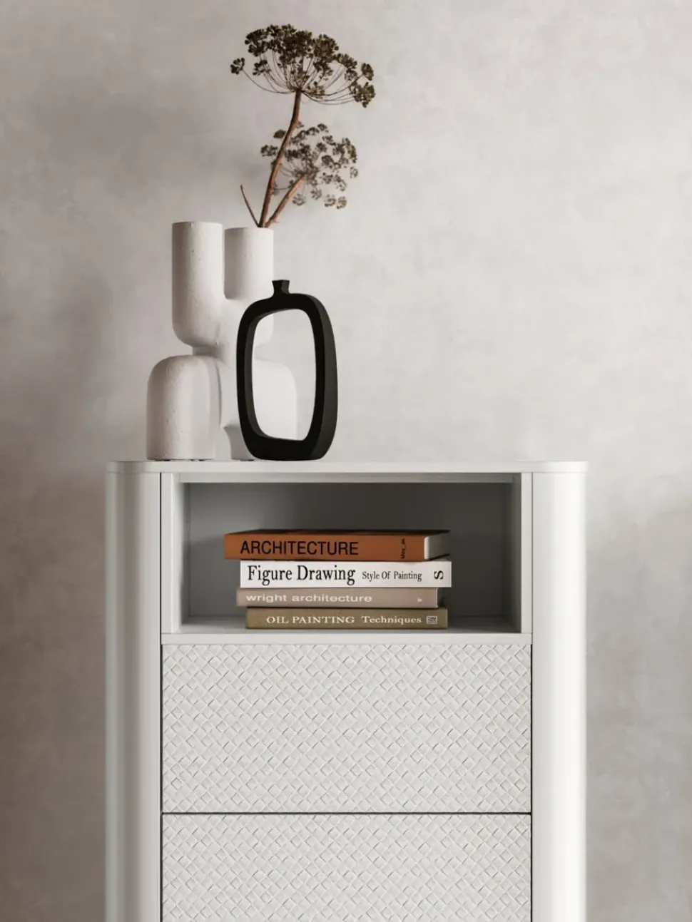 Camera da letto Letto lavinia composizione night 03 Orme PREZZI OUTLET