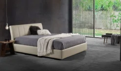 Camera da letto Letto matrimoniale mod.liam in prosconto del 50% Excò in ecopelle a prezzo scontato