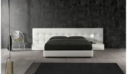 Camera da letto Letto matrimoniale mod.marion in promo sconto del 50% Excò in ecopelle a prezzo scontato