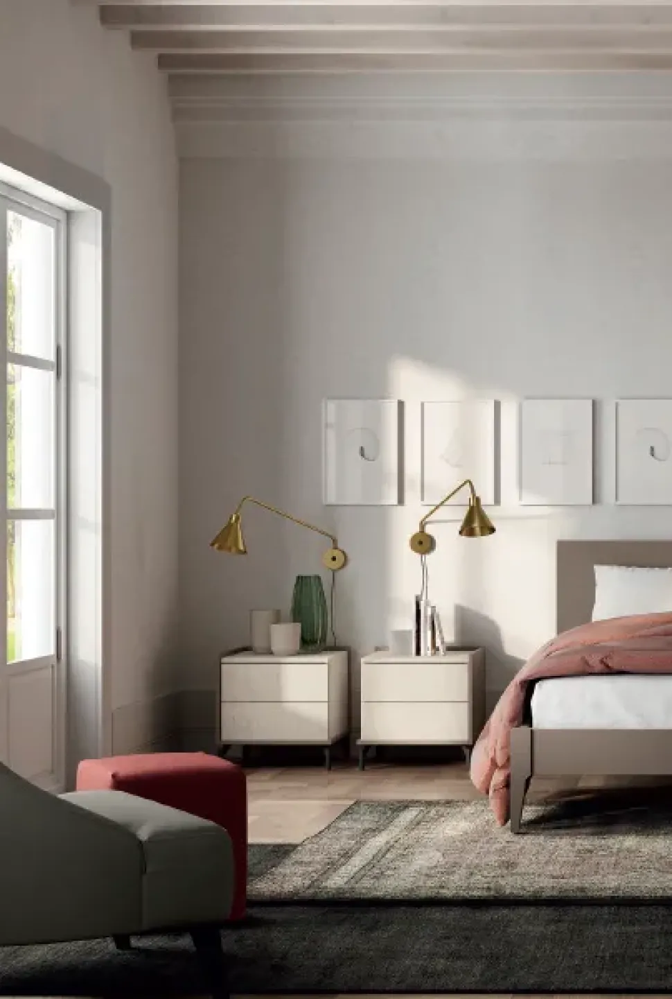 Camera da letto M102 Colombini casa OFFERTA OUTLET