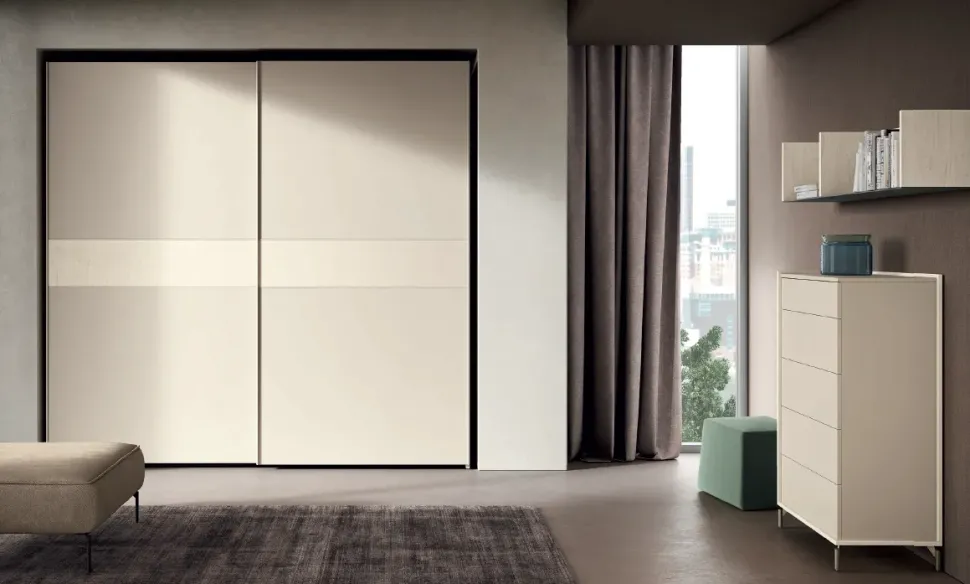 Camera da letto M107 Colombini casa in laminato a prezzo scontato