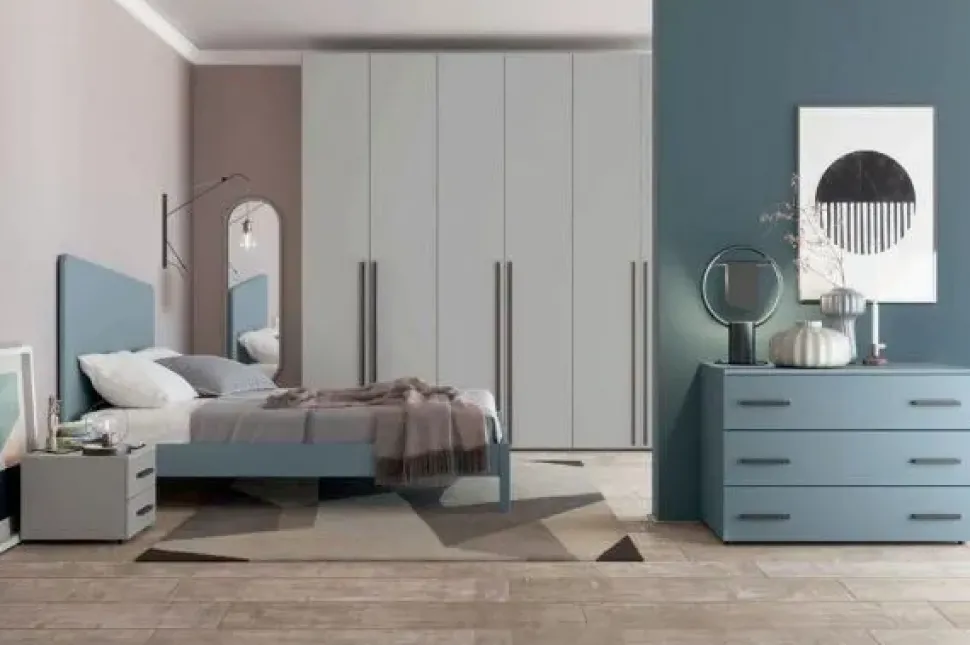 Camera da letto M315 Colombini casa in laminato a prezzo Outlet