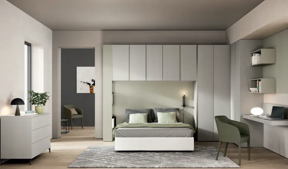 Camera da letto M109 Colombini casa in laminato a prezzo scontato