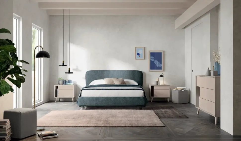 Camera da letto M106 Colombini casa in laminato a prezzo ribassato