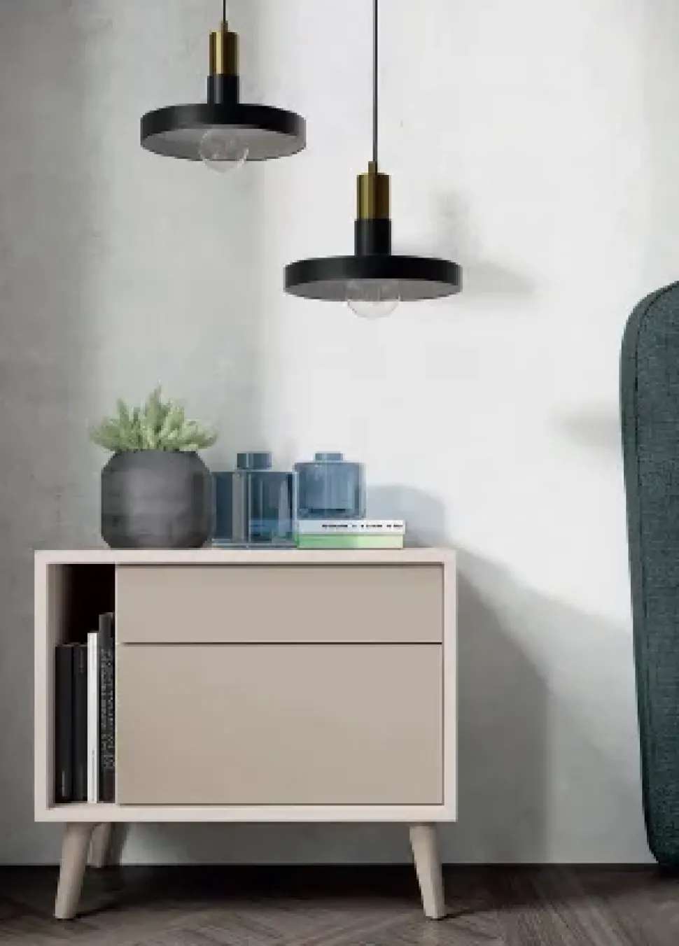 Camera da letto M106 Colombini casa in laminato a prezzo ribassato