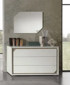 Camera da letto Md work Camera  techno design  italy  a prezzo scontato in laminato