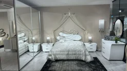 Camera da letto Mirror Artigianale in laccato opaco in Offerta Outlet