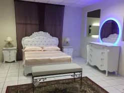 Camera da letto Mobilpiu Viola bianco a prezzo ribassato in tamburato