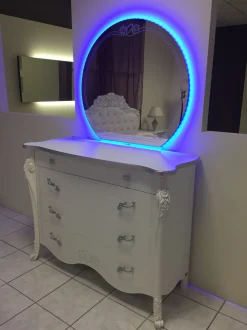 Camera da letto Mobilpiu Viola bianco a prezzo ribassato in tamburato