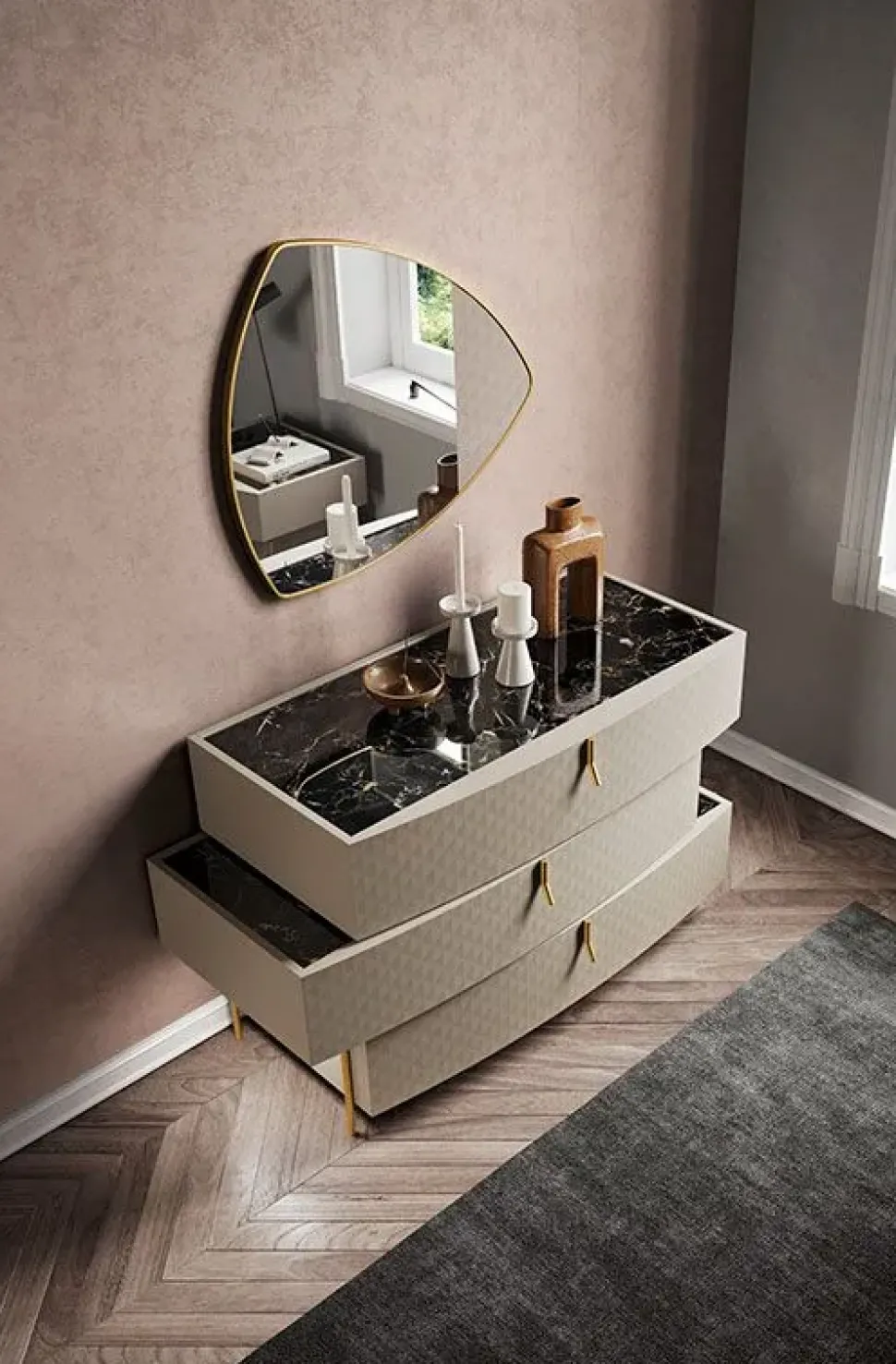 Camera da letto Mod. diamante comp.03 Artigianale PREZZI OUTLET