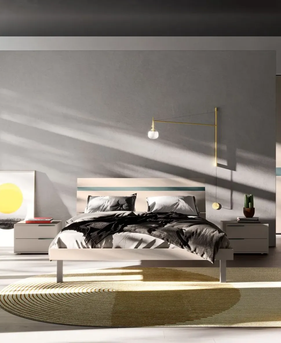 Camera da letto Modello night collection 07 Homes in laminato a prezzo scontato