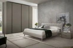 Camera da letto Moderna legno S75 in laccato opaco in Offerta Outlet