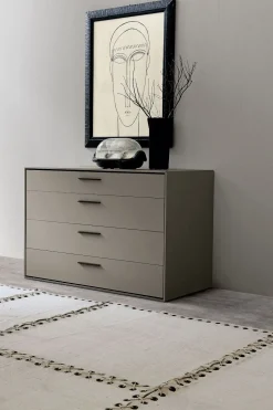 Camera da letto Moderna legno S75 in laccato opaco in Offerta Outlet