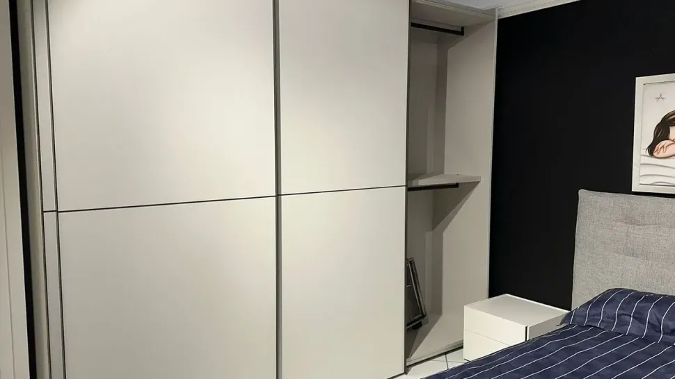 Camera da letto Mood La casa moderna in laccato opaco in Offerta Outlet