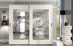 Camera da letto Movida 01 Mobilpiu in legno in Offerta Outlet