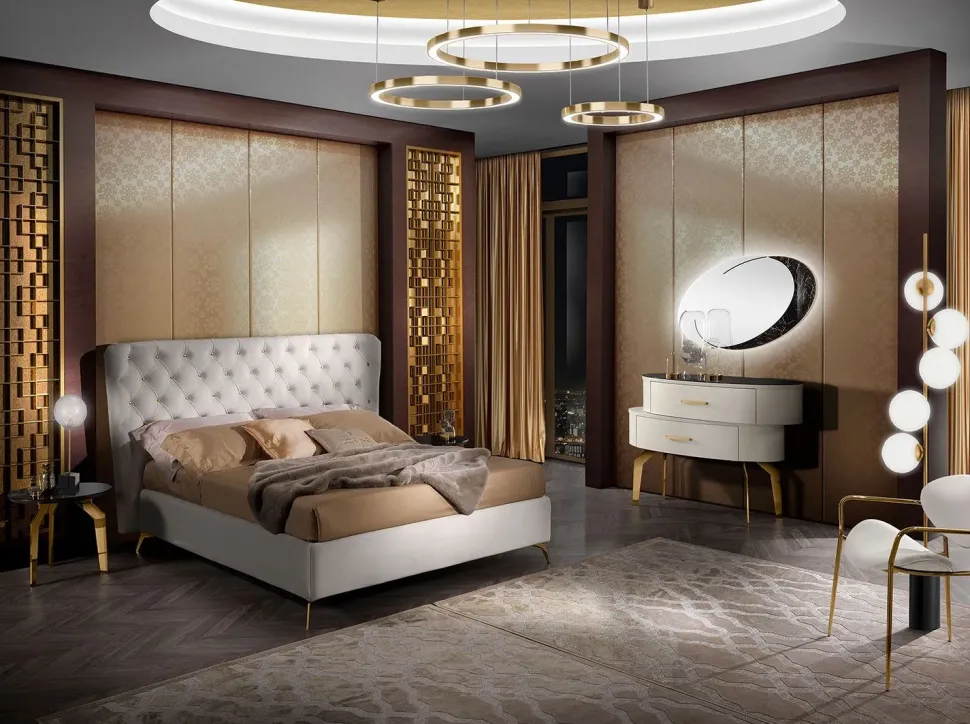 Camera da letto Movida 01 Mobilpiu in legno in Offerta Outlet