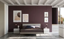 Camera da letto Night 103 Mottes selection in laminato a prezzo Outlet